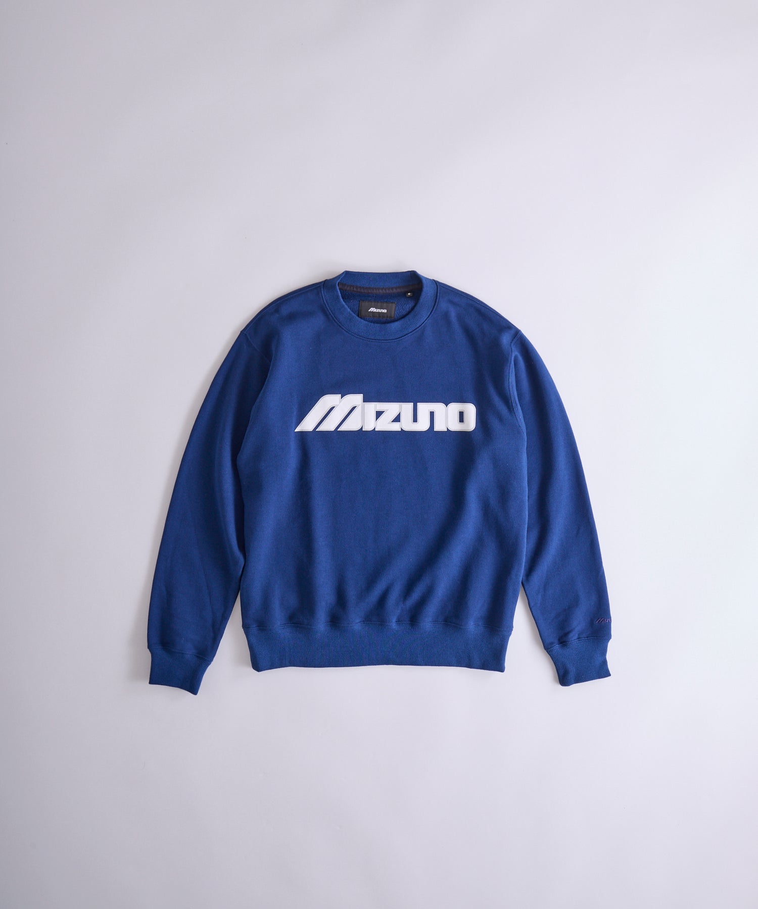 MIZUNO Classic Logo Print Crew Sweat(NAVY)